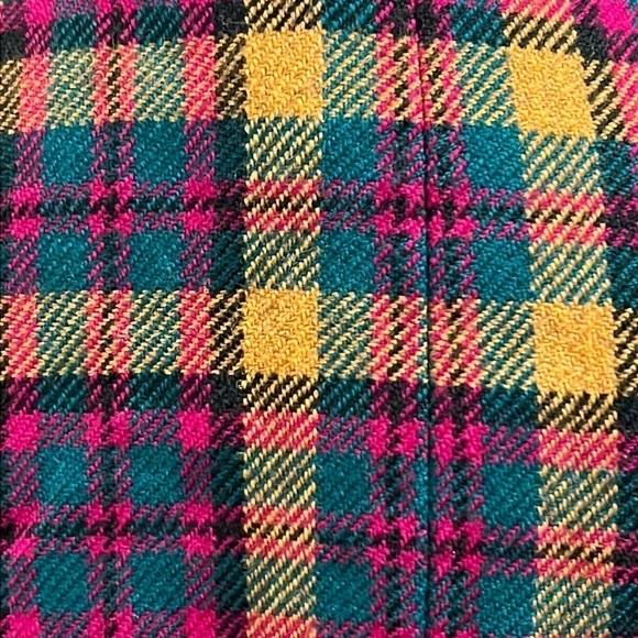 ⭐️ Vintage Valentino Miss V Plaid Blazer Made in Italy Medium - Picture 8 of 14